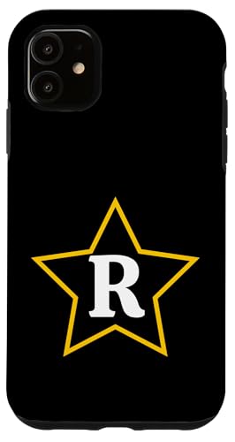 Buchstabe R Monogramm im gelben Stern Hülle für iPhone 11 Buchstabe R Monogramm im gelben Stern Hülle für iPhone 11 von Just Letter Designs