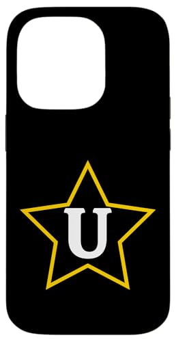 Buchstabe U Monogramm im gelben Stern Hülle für iPhone 14 Pro Buchstabe U Monogramm im gelben Stern Hülle für iPhone 14 Pro von Just Letter Designs