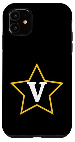 Buchstabe V Monogramm im gelben Stern Hülle für iPhone 11 Buchstabe V Monogramm im gelben Stern Hülle für iPhone 11 von Just Letter Designs