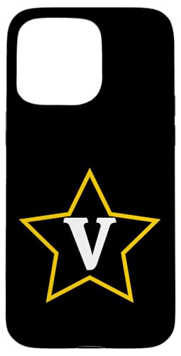 Buchstabe V Monogramm im gelben Stern Hülle für iPhone 15 Pro Max Buchstabe V Monogramm im gelben Stern Hülle für iPhone 15 Pro Max von Just Letter Designs