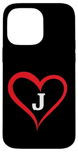 Herz mit Buchstabe J Hülle für iPhone 14 Pro Max Herz mit Buchstabe J Hülle für iPhone 14 Pro Max von Just Letter Designs