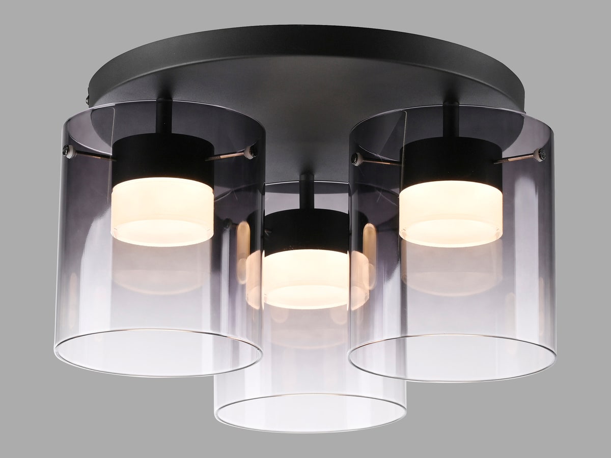 JUST LIGHT LED-Deckenleuchte 14041-18, 7,5W, 800lm, 3000K, schwarz JUST LIGHT LED-Deckenleuchte 14041-18, 7,5W, 800lm, 3000K, schwarz von Just Light