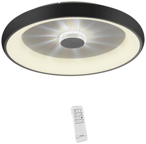 Just Light 14386-18 VERTIGO LED-Deckenleuchte LED 37W Schwarz von Just Light