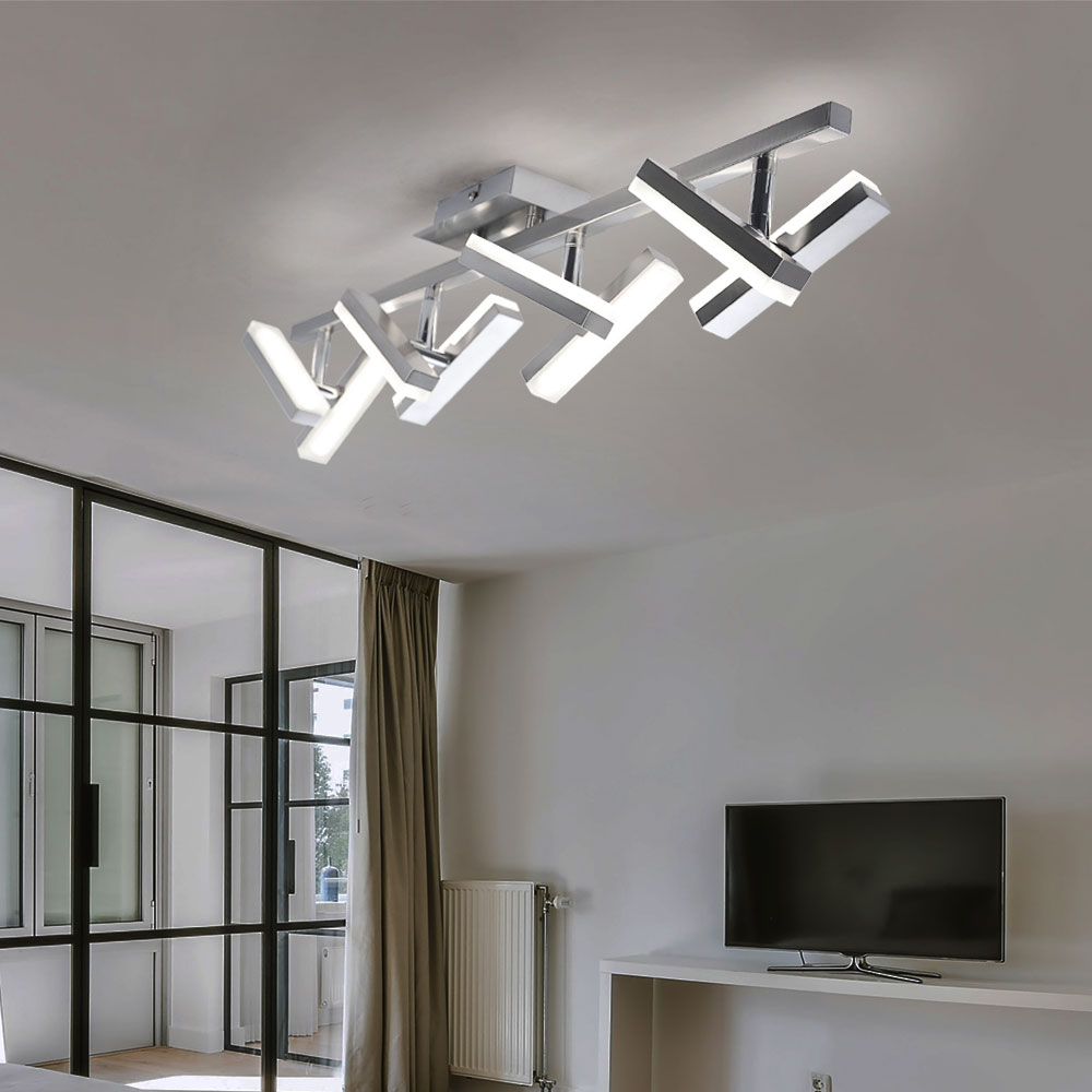 LED Deckenlampe für Ihre vier Wände mit verstellbaren Armen LED Deckenlampe für Ihre vier Wände mit verstellbaren Armen von Just Light