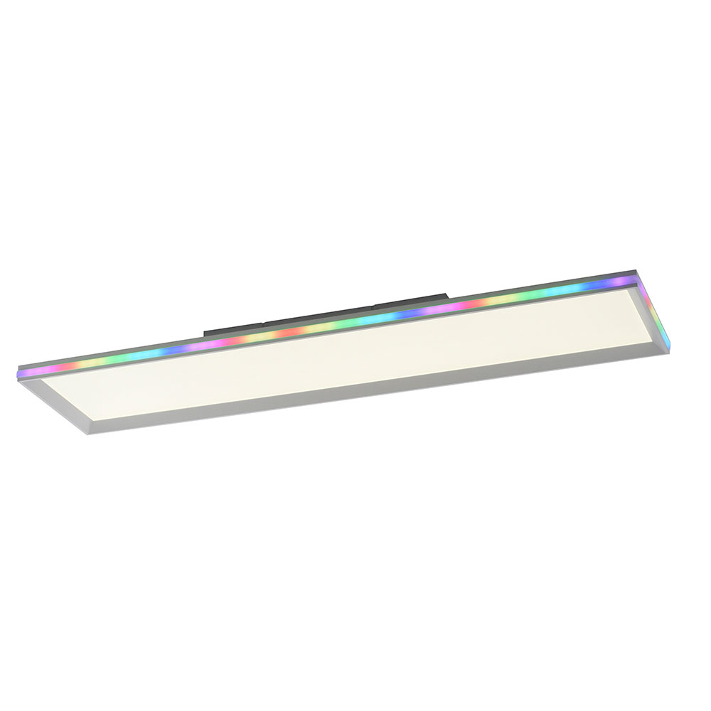 LED Deckenleuchte, Regenbogen Effekt, Fernbedienung, L 100 cm von etc-shop