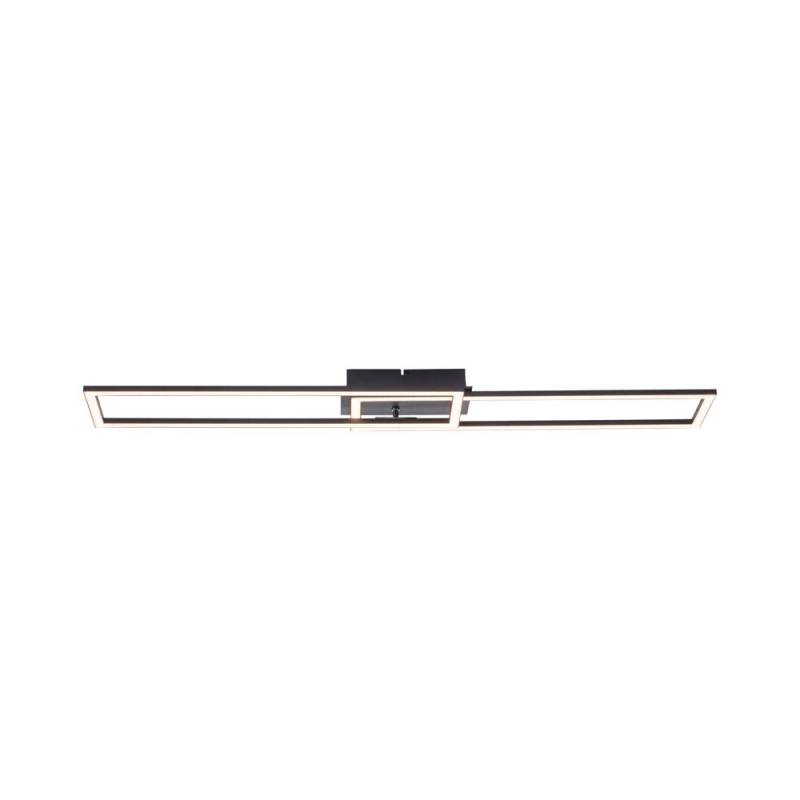 LED Deckenleuchte, dimmbar, beweglich, schwarz, L 102 cm von Just Light