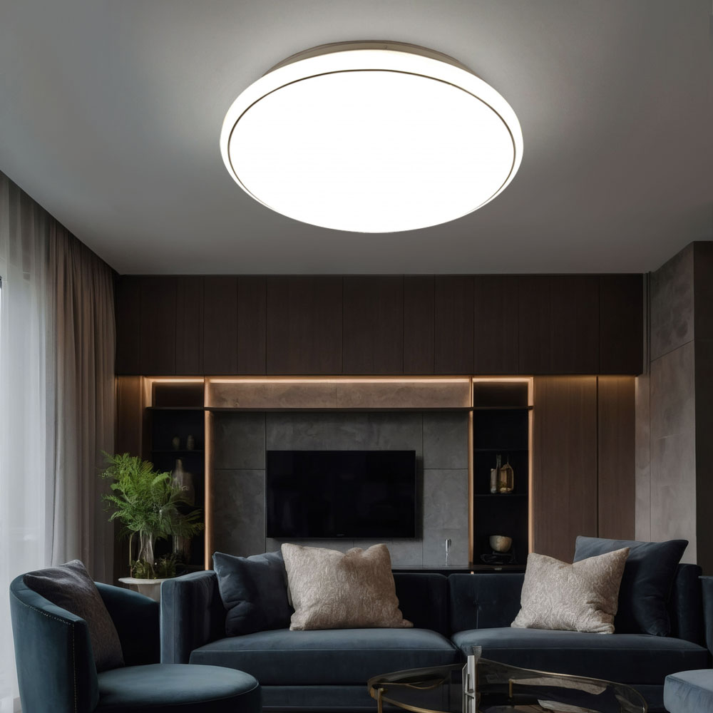 LED Deckenleuchte mit vielen Features und Sternen-Effekt LED Deckenleuchte mit vielen Features und Sternen-Effekt von Just Light