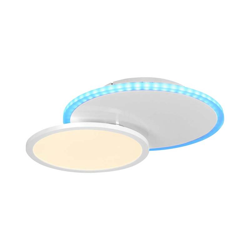 RGB LED Deckenleuchte, dimmbar, Fernbedienung, L 45 cm von Just Light