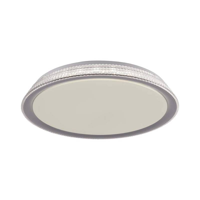 Smart RGB LED Deckenlampe, dimmbar, Fernbedienung, H 9 cm von Just Light