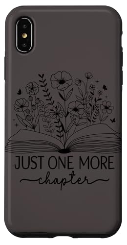 Grau Just One More Chapter Bookish Book Reading Schwarz Grau Hülle für iPhone XS Max Grau Just One More Chapter Bookish Book Reading Schwarz Grau Hülle für iPhone XS Max von Just One More Chapter Reader Floral Book Club Co.