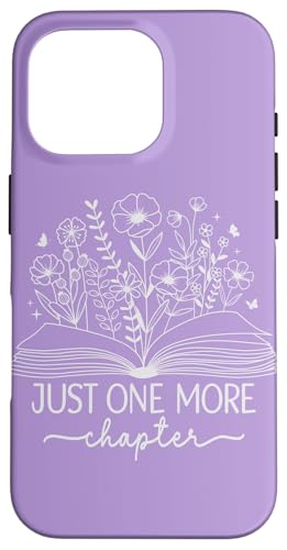 Just One More Chapter Bookish Book Light Pastell Purple Book Hülle für iPhone 16 Pro Just One More Chapter Bookish Book Light Pastell Purple Book Hülle für iPhone 16 Pro von Just One More Chapter Reader Floral Book Club Co.