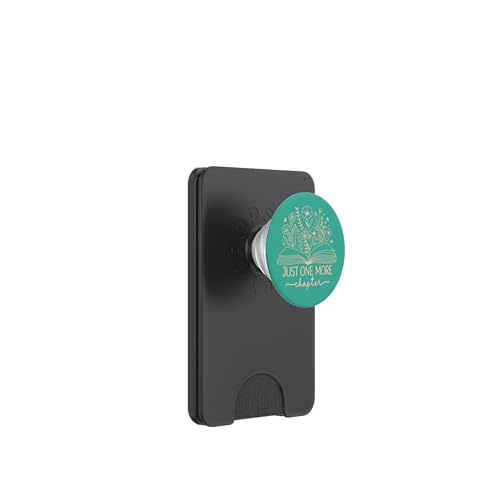 Just One More Chapter Bookish Book Reading, Blaugrün PopSockets PopWallet für MagSafe Just One More Chapter Bookish Book Reading, Blaugrün PopSockets PopWallet für MagSafe von Just One More Chapter Reader Floral Book Club Co.