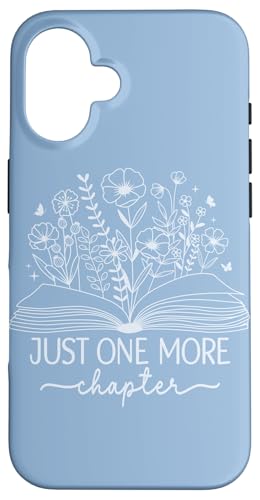 Just One More Chapter Bookish Book Reading Pastell Baby Blue Hülle für iPhone 16 Just One More Chapter Bookish Book Reading Pastell Baby Blue Hülle für iPhone 16 von Just One More Chapter Reader Floral Book Club Co.