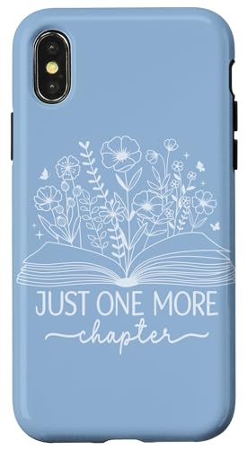 Just One More Chapter Bookish Book Reading Pastell Baby Blue Hülle für iPhone X/XS Just One More Chapter Bookish Book Reading Pastell Baby Blue Hülle für iPhone X/XS von Just One More Chapter Reader Floral Book Club Co.