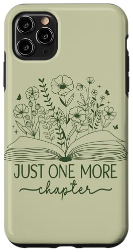 Just One More Chapter Bookish Book Reading Salbeigrün Olive Hülle für iPhone 11 Pro Max Just One More Chapter Bookish Book Reading Salbeigrün Olive Hülle für iPhone 11 Pro Max von Just One More Chapter Reader Floral Book Club Co.