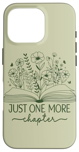 Just One More Chapter Bookish Book Reading Salbeigrün Olive Hülle für iPhone 16 Pro Just One More Chapter Bookish Book Reading Salbeigrün Olive Hülle für iPhone 16 Pro von Just One More Chapter Reader Floral Book Club Co.