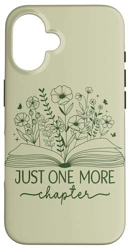 Just One More Chapter Bookish Book Reading Salbeigrün Olive Hülle für iPhone 16 Just One More Chapter Bookish Book Reading Salbeigrün Olive Hülle für iPhone 16 von Just One More Chapter Reader Floral Book Club Co.