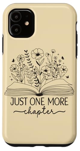 Just One More Chapter Buchbuch Lesebuch Schwarz Creme Beige Hülle für iPhone 11 Just One More Chapter Buchbuch Lesebuch Schwarz Creme Beige Hülle für iPhone 11 von Just One More Chapter Reader Floral Book Club Co.
