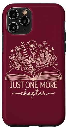 Just One More Chapter Buchbuch Lesebuch Weinrot Beige Hülle für iPhone 11 Pro Just One More Chapter Buchbuch Lesebuch Weinrot Beige Hülle für iPhone 11 Pro von Just One More Chapter Reader Floral Book Club Co.