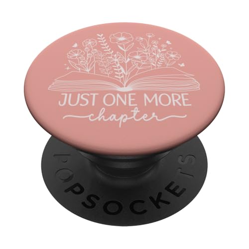 Nur noch ein Kapitel Bookish Book Reading Baby Pink Book PopSockets Klebender PopGrip Nur noch ein Kapitel Bookish Book Reading Baby Pink Book PopSockets Klebender PopGrip von Just One More Chapter Reader Floral Book Club Co.