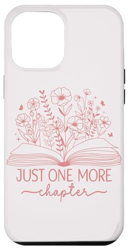 Nur noch ein Kapitel Bookish Book Reading Botanical Rose Hülle für iPhone 12 Pro Max von Just One More Chapter Reader Floral Book Club Co.