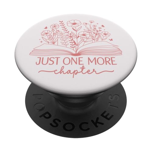 Nur noch ein Kapitel Bookish Book Reading Botanical Rose PopSockets Klebender PopGrip Nur noch ein Kapitel Bookish Book Reading Botanical Rose PopSockets Klebender PopGrip von Just One More Chapter Reader Floral Book Club Co.
