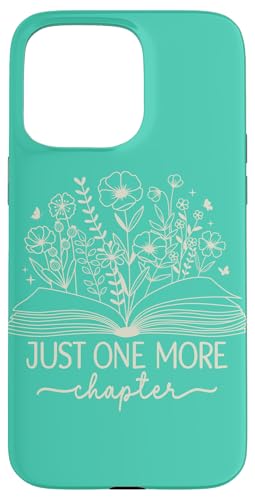 Nur noch ein Kapitel Bookish Book Reading Botanical Teal Hülle für iPhone 15 Pro Max Nur noch ein Kapitel Bookish Book Reading Botanical Teal Hülle für iPhone 15 Pro Max von Just One More Chapter Reader Floral Book Club Co.
