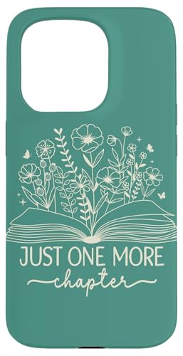 Nur noch ein Kapitel Bookish Book Reading Botanical Teal Hülle für iPhone 15 Pro Nur noch ein Kapitel Bookish Book Reading Botanical Teal Hülle für iPhone 15 Pro von Just One More Chapter Reader Floral Book Club Co.