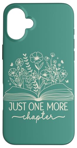 Nur noch ein Kapitel Bookish Book Reading Botanical Teal Hülle für iPhone 16 Plus Nur noch ein Kapitel Bookish Book Reading Botanical Teal Hülle für iPhone 16 Plus von Just One More Chapter Reader Floral Book Club Co.
