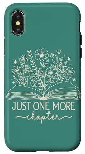 Nur noch ein Kapitel Bookish Book Reading Botanical Teal Hülle für iPhone X/XS Nur noch ein Kapitel Bookish Book Reading Botanical Teal Hülle für iPhone X/XS von Just One More Chapter Reader Floral Book Club Co.
