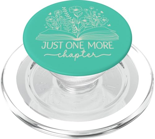 Nur noch ein Kapitel Bookish Book Reading Botanical Teal PopSockets PopGrip für MagSafe Nur noch ein Kapitel Bookish Book Reading Botanical Teal PopSockets PopGrip für MagSafe von Just One More Chapter Reader Floral Book Club Co.