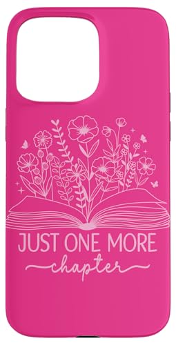 Nur noch ein Kapitel Bookish Book Reading Bright Hot Pink Hülle für iPhone 15 Pro Max Nur noch ein Kapitel Bookish Book Reading Bright Hot Pink Hülle für iPhone 15 Pro Max von Just One More Chapter Reader Floral Book Club Co.
