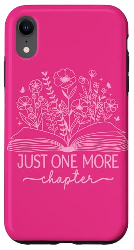 Nur noch ein Kapitel Bookish Book Reading Bright Hot Pink Hülle für iPhone XR Nur noch ein Kapitel Bookish Book Reading Bright Hot Pink Hülle für iPhone XR von Just One More Chapter Reader Floral Book Club Co.