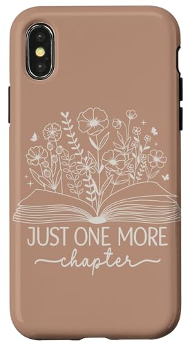 Nur noch ein Kapitel Bookish Book Reading Dark Sand Beige Hülle für iPhone X/XS Nur noch ein Kapitel Bookish Book Reading Dark Sand Beige Hülle für iPhone X/XS von Just One More Chapter Reader Floral Book Club Co.