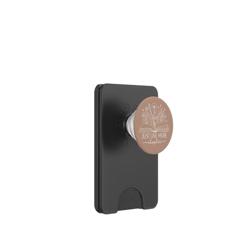 Nur noch ein Kapitel Bookish Book Reading Dark Sand Beige PopSockets PopWallet für MagSafe Nur noch ein Kapitel Bookish Book Reading Dark Sand Beige PopSockets PopWallet für MagSafe von Just One More Chapter Reader Floral Book Club Co.