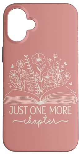 Nur noch ein Kapitel Bookish Book Reading Dusty Rose Book Hülle für iPhone 16 Plus Nur noch ein Kapitel Bookish Book Reading Dusty Rose Book Hülle für iPhone 16 Plus von Just One More Chapter Reader Floral Book Club Co.