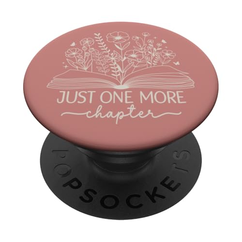 Nur noch ein Kapitel Bookish Book Reading Dusty Rose Book PopSockets Klebender PopGrip Nur noch ein Kapitel Bookish Book Reading Dusty Rose Book PopSockets Klebender PopGrip von Just One More Chapter Reader Floral Book Club Co.
