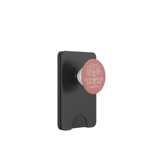 Nur noch ein Kapitel Bookish Book Reading Dusty Rose Book PopSockets PopWallet für MagSafe Nur noch ein Kapitel Bookish Book Reading Dusty Rose Book PopSockets PopWallet für MagSafe von Just One More Chapter Reader Floral Book Club Co.
