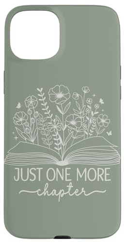 Nur noch ein Kapitel Bookish Book Reading Dusty Sage Book Hülle für iPhone 15 Plus Nur noch ein Kapitel Bookish Book Reading Dusty Sage Book Hülle für iPhone 15 Plus von Just One More Chapter Reader Floral Book Club Co.