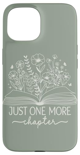 Nur noch ein Kapitel Bookish Book Reading Dusty Sage Book Hülle für iPhone 15 Nur noch ein Kapitel Bookish Book Reading Dusty Sage Book Hülle für iPhone 15 von Just One More Chapter Reader Floral Book Club Co.