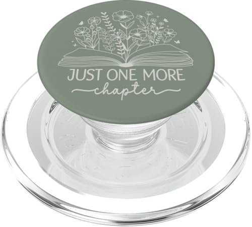 Nur noch ein Kapitel Bookish Book Reading Dusty Sage Book PopSockets PopGrip für MagSafe Nur noch ein Kapitel Bookish Book Reading Dusty Sage Book PopSockets PopGrip für MagSafe von Just One More Chapter Reader Floral Book Club Co.