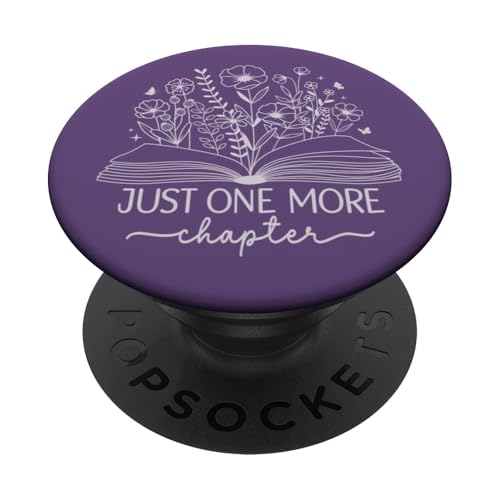 Nur noch ein Kapitel Bookish Book Reading Purple Lavender PopSockets Klebender PopGrip Nur noch ein Kapitel Bookish Book Reading Purple Lavender PopSockets Klebender PopGrip von Just One More Chapter Reader Floral Book Club Co.