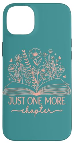 Nur noch ein Kapitel Bookish Book Reading Teal Peach Book Hülle für iPhone 14 Plus Nur noch ein Kapitel Bookish Book Reading Teal Peach Book Hülle für iPhone 14 Plus von Just One More Chapter Reader Floral Book Club Co.