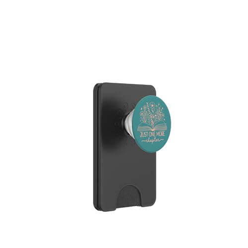 Nur noch ein Kapitel Bookish Book Reading Teal Peach Book PopSockets PopWallet für MagSafe Nur noch ein Kapitel Bookish Book Reading Teal Peach Book PopSockets PopWallet für MagSafe von Just One More Chapter Reader Floral Book Club Co.