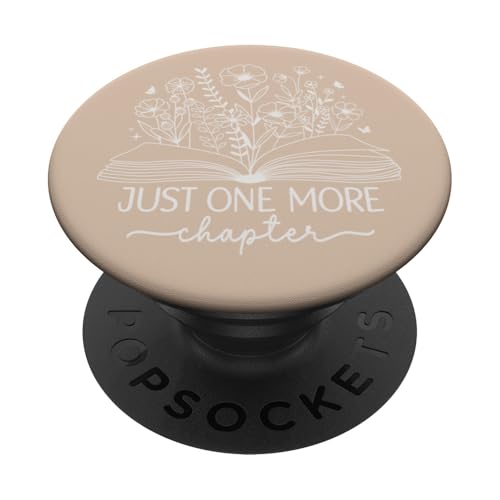 Nur noch ein Kapitel Bookish Book Reading Vanilla Cream Tan PopSockets Klebender PopGrip Nur noch ein Kapitel Bookish Book Reading Vanilla Cream Tan PopSockets Klebender PopGrip von Just One More Chapter Reader Floral Book Club Co.