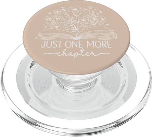 Nur noch ein Kapitel Bookish Book Reading Vanilla Cream Tan PopSockets PopGrip für MagSafe Nur noch ein Kapitel Bookish Book Reading Vanilla Cream Tan PopSockets PopGrip für MagSafe von Just One More Chapter Reader Floral Book Club Co.