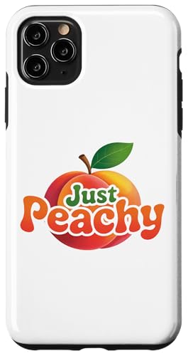 Just Peach Fresh Fruit Peach Sommerliebende pfirsichfarbene Mädchen Hülle für iPhone 11 Pro Max von Just Peachy