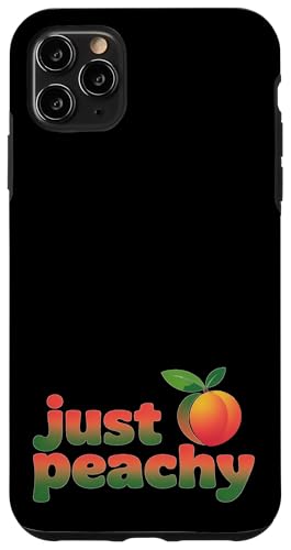 Just Peach Fresh Fruit Peach Sommerliebende pfirsichfarbene Mädchen Hülle für iPhone 11 Pro Max von Just Peachy