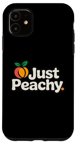 Just Peach Fresh Fruit Peach Sommerliebende pfirsichfarbene Mädchen Hülle für iPhone 11 von Just Peachy