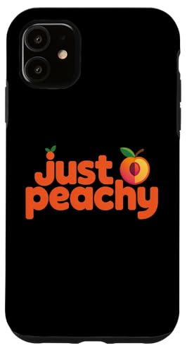 Just Peach Fresh Fruit Peach Sommerliebende pfirsichfarbene Mädchen Hülle für iPhone 11 von Just Peachy